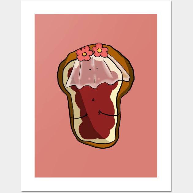 Jam toast Wall Art by Dessert_comics